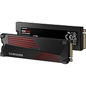 SAMSUNG 990 Pro 1TB M.2 2280 PCI-e Gen 4.0 x4 NVMe SSD with heatsink