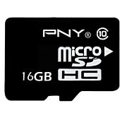 PNY 16GB MicroSD Card - Class 10 - With SD Adapter