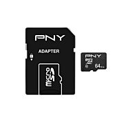 PNY-64GB Micro SD Card CLASS 10 with SD Adapter