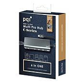 PQI USB-C Multi Pro Hub - C/HDMI/SD/Ethernet/USB3.1