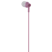 Pro Bass Genesis series Packaged Aux earphone No Microphone Pink