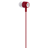 Pro Bass Catalyst series Blister Aux earphone With Mic Red