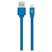 Pro Bass Energize series Packaged Micro USB Cable- Blue 1.2m