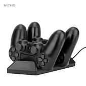Nitho PS4 SMART CHARGING STATION �Charging station for 2 PS4 controllers - charging cable 1m