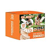 Quest 28Pc Giant Wooden Dominoes Natural