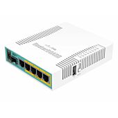 MikroTik hEX PoE 5 Port Gigabit 1SFP PoE Out Desktop Router | RB960PGS