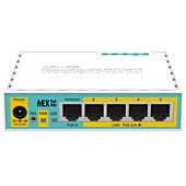 MikroTik hEX PoE Lite 5 Port Ethernet 4 PoE Router | RB750UPr2