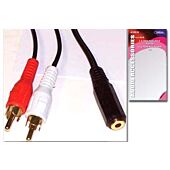 RCA To Female Stereo 1.8m