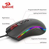 Redragon COBRA 5000DPI Gaming Mouse