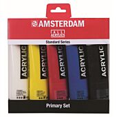 ROYAL TALENS AMSTERDAM Acrylic Colour Standard Series Primary Set 5X120ml