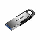 SanDisk Ultra Flair 64GB USB 3.2 Gen 1 Type-A Black and Silver USB Flash Drive SDCZ73-064G-G46
