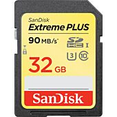 Sandisk Extreme Plus SDHC 32 GB Class 10 UHS-I V30 Card