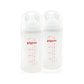 Pigeon 240ml SofTouch 3 PP Nursing Bottle Twin Pack