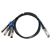 Scoop Breakout Cable 1M 1 QSFP28 to 4 SFP28 Uplink Cable