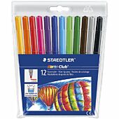 Staedtler 12 Marker Fibre Tip Pens (Box of 12)