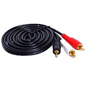 Stereo Male to 2 X RCA Male 10mtr