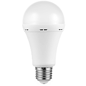 SWITCHED 9W A60 Rechargeable LED Light Bulb  E27 Warm White