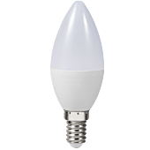 SWITCHED 5W Candle LED Light Bulb E14 - Cool White