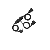 SWITCHED Easy Cable Extender Daisy Chain Kit 2M - Black