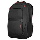 Targus Strike 2 17.3 inch Gaming Laptop Backpack - Black / Red (Integrated reflective rain cover covers whole of backpack)