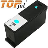 TopJet Generic Replacement Ink Cartridge for Lexmark 100XL LE14N1069BP Cyan