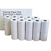 Postron Thermal 57mm X 40mm Credit Card Paper Rolls- 100 rolls per box