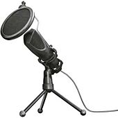 Trust GXT 232 Mantis Streaming Microphone On Tripod For Desktop PC Or Laptop-Digital USB Connection