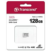 Transcend - 300S 128GB UHS-I U3A1 MicroSD Memory Card