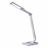 Taotronics LED 1200 Lumen Desk Lamp with USB 5V/2A Charging Port|60 min Timer|Night Light|Touch Dimmer - Silver