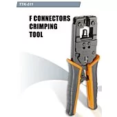 Goldtool Heavy Duty Waterproof F Type Connector Crimping Tool- FOR F type male RG58 RG59 and 6U connectors