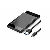 Ugreen External Enclosure - 2.5 inch SATA USB 3.0 Hard Drive Enclosure (USB Type-C to USB 3.0A Cable)