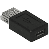 USB Female to Micro USB Female Adapter
