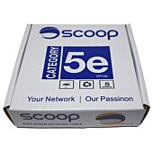 Scoop 100m Box Cat5e CCA White UTP Cable