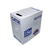 Scoop 305m Box Cat5e CCA White UTP Cable