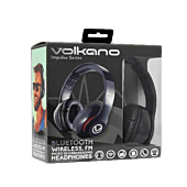 Volkano Impulse Series Bluetooth Headphones Black