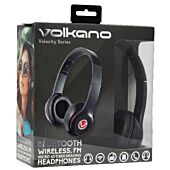 Volkano Velocity Series Bluetooth Headphones Black