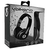 Volkano Rhythm series Ultra powerful Aux Headphones- Black