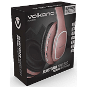 Volkano Phonic Series Bluetooth full size headphones - Rose Gold
