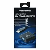Volkano Annex series HDMI Male to VGA female converter 10cm cable with Sound