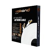 VolkanoX Giga series Cat 7 Ethernet cable 10 meter - White Gold tips