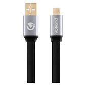 VolkanoX Speed Series USB 3.0 to USB Type-C cable 3 Meter Flat Black
