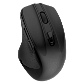 Volkano Aurum Series Rechargeable BT 2.4ghz Mouse - Black
