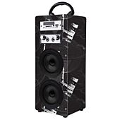 Volkano Carnival Series Wrapped AUX Tower Speaker Twin Conservative wrap