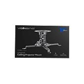 Volkano Steel series Projector Ceiling Mount - Black