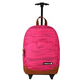 Volkano Diva Waves Trolley Backpack Pink