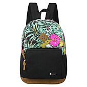 Volkano Hawk Backpack Black and Floral