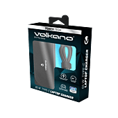 Volkano Brio Plus series Type-C 65W laptop charger with USB