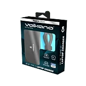 Volkano Brio Plus series Type-C 65W laptop charger with USB