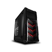 Raidmax Vortex V4 Window (GPU 390mm) ATX Gaming Chassis Black and Red