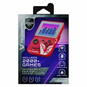 VX Gaming Nostalgia Series Handheld Retro Game Station with 4GB Micro SD - Red
